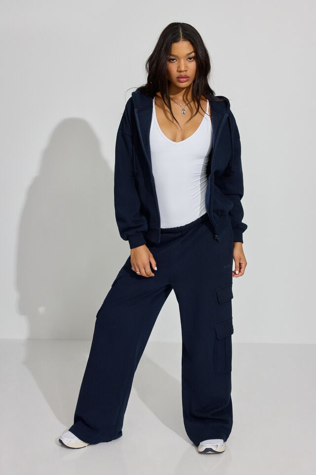 Blue Garage Ultrafleece Full Zip Women Hoodie | A-1580267