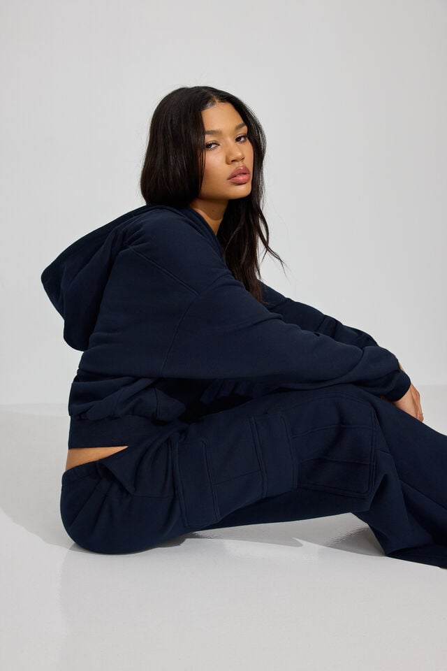 Blue Garage Ultrafleece Full Zip Women Hoodie | A-1580267