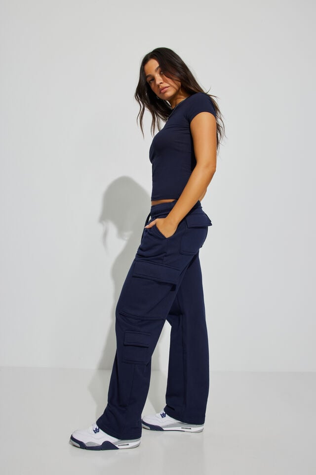 Blue Garage Ultrafleece Women Cargo Pants | A-4813075