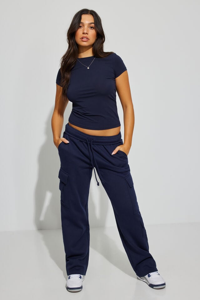 Blue Garage Ultrafleece Women Cargo Pants | A-4813075