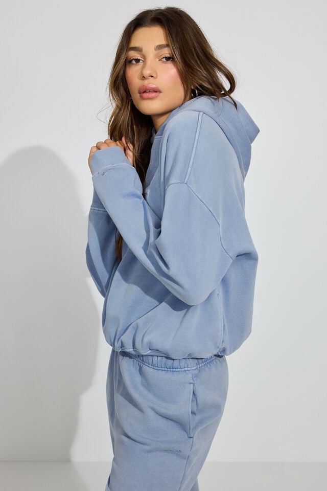 Blue Garage Ultrafleece Women Hoodie | A-7584609