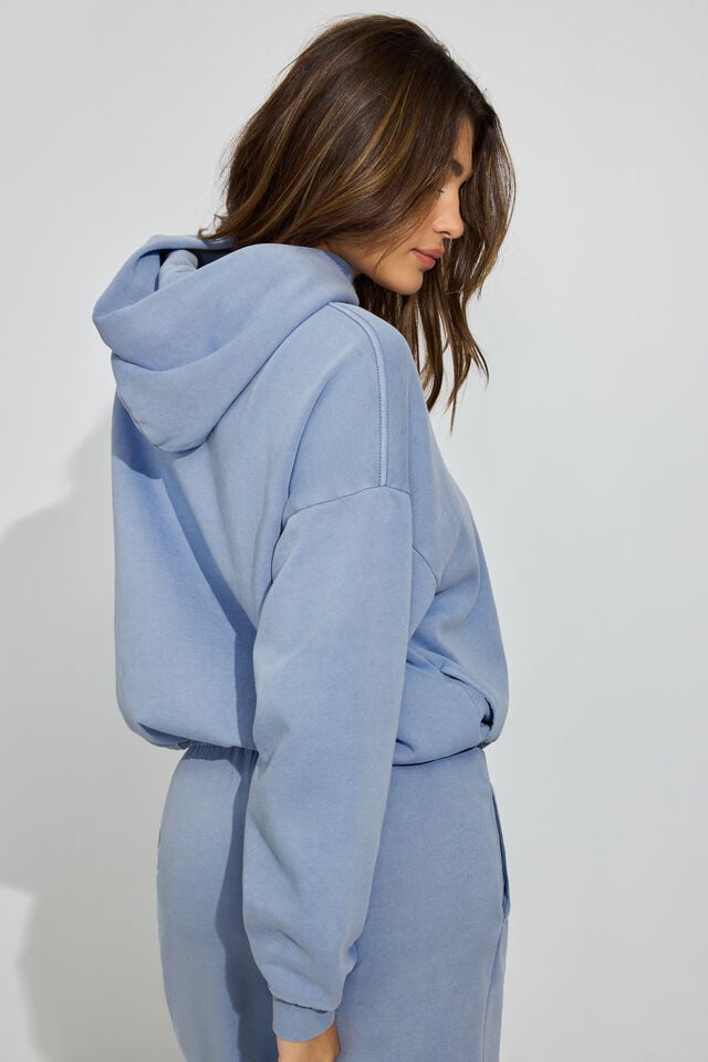 Blue Garage Ultrafleece Women Hoodie | A-7584609