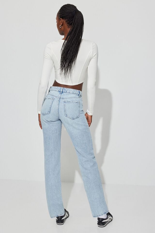 Blue Garage Vintage Straight Women Jeans | A-6708524