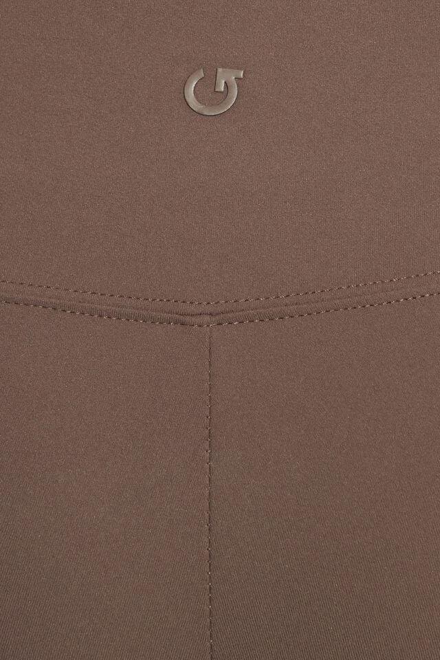 Brown Garage Flare Women Leggings | A-3150648