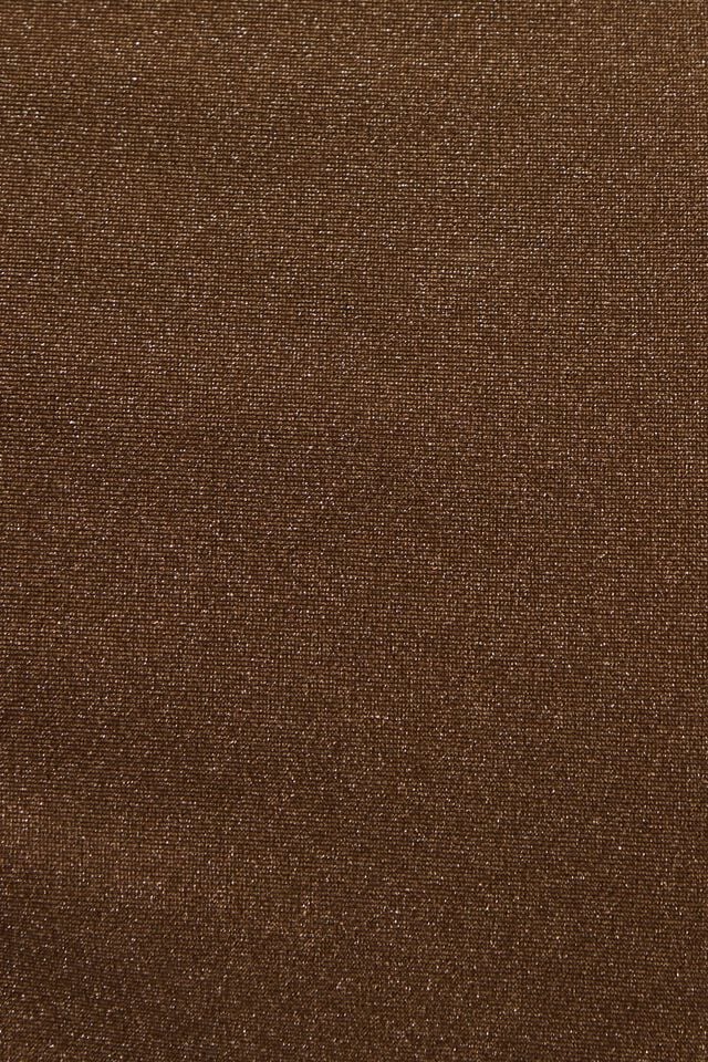 Brown Garage Knot Bandeau Women Bikini Top | A-4819762