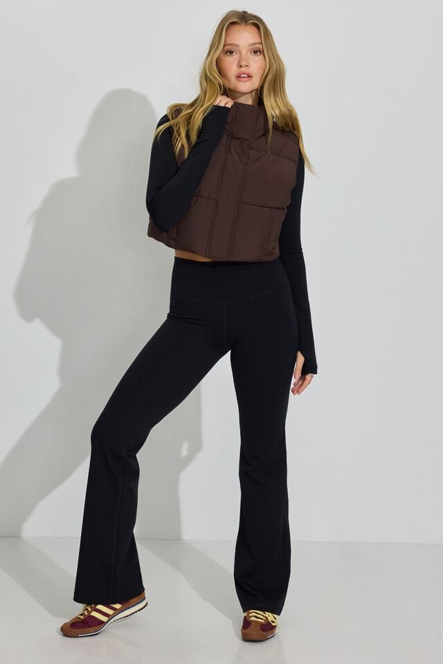 Brown Garage Mini 2.0 Women Puffer Vest | A-3417096