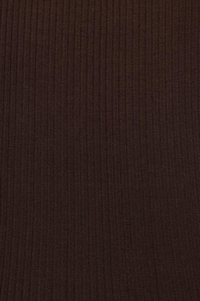 Brown Garage Off Shoulder Snap Front Women Long Sleeve | A-6942015