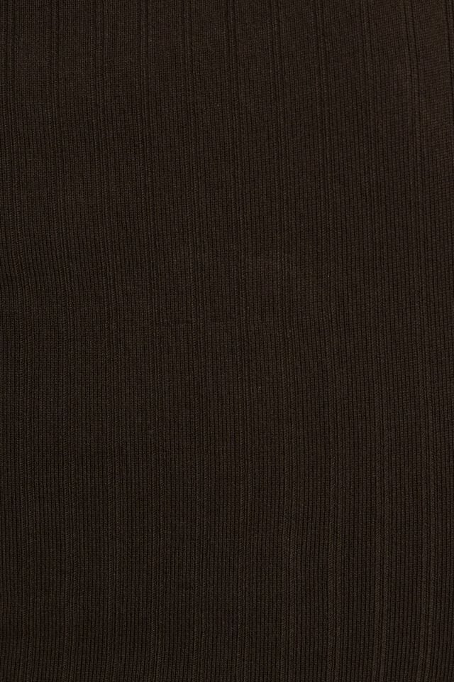 Brown Garage Scoop Neck Mini Women Dress | A-6239817