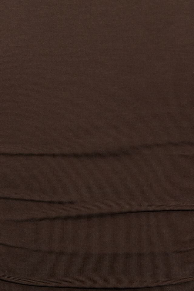 Brown Garage V-neck Short Sleeve Women T Shirts | A-4287630