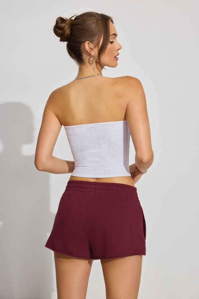 Burgundy Garage Softterry Low Rise Women Shorts | A-7941508