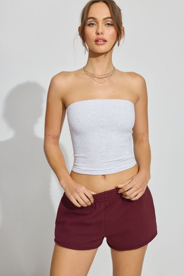 Burgundy Garage Softterry Low Rise Women Shorts | A-7941508