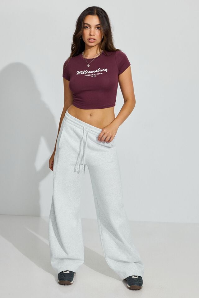 Burgundy Garage Stormi Women T Shirts | A-6815703