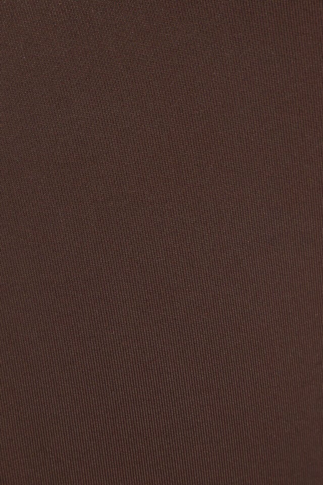 Coffee Brown Garage Boomerang Cheeky Women Bikini Bottom | A-6281497