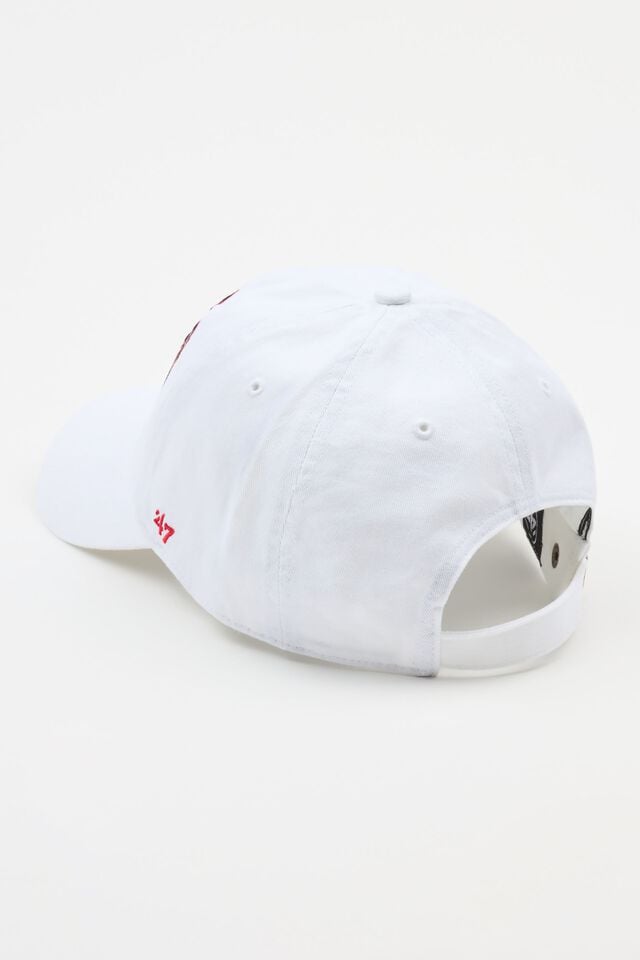Cream / Red Garage 47 Brand - Chicago Bulls Women Hat | A-9187426