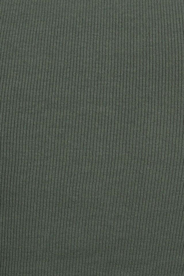 Dark Green Garage High Neck Women Tank Top | A-3451628