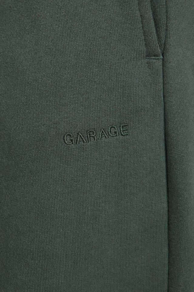 Dark Green Garage Ultrafleece Boyfriend Women Sweatpants | A-9108372