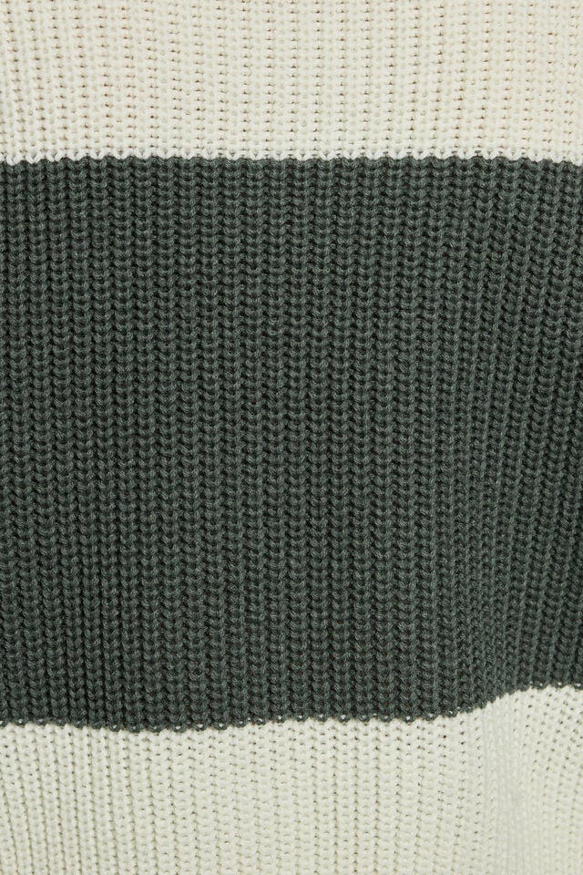 Dark Green / White Garage Charlotte Supersoft Women Sweater | A-8052491