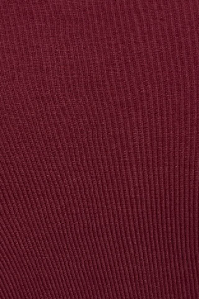 Dark Red Garage Addison Square Neck Women Long Sleeve | A-3418092