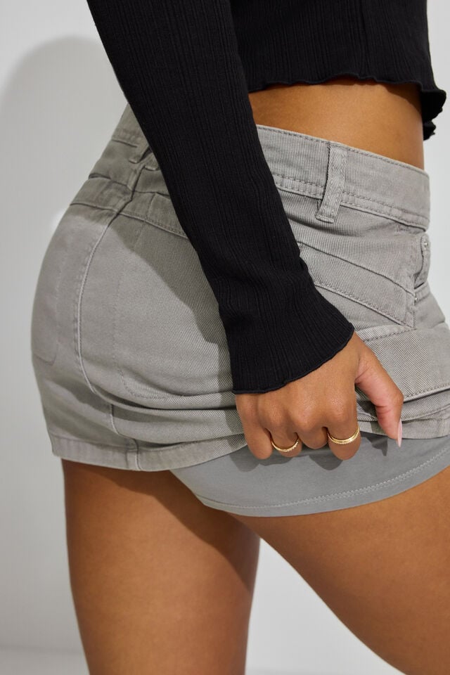 Flower Blue Garage Kara Women Skorts | A-3074568