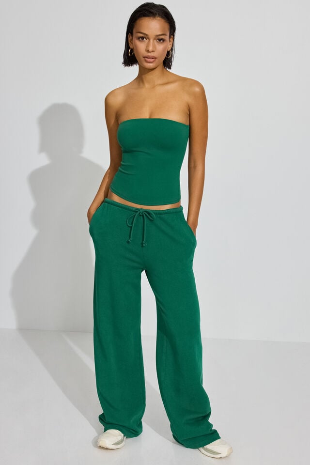Green Garage Sleek Longline Tube Women Tank Top | A-5973801