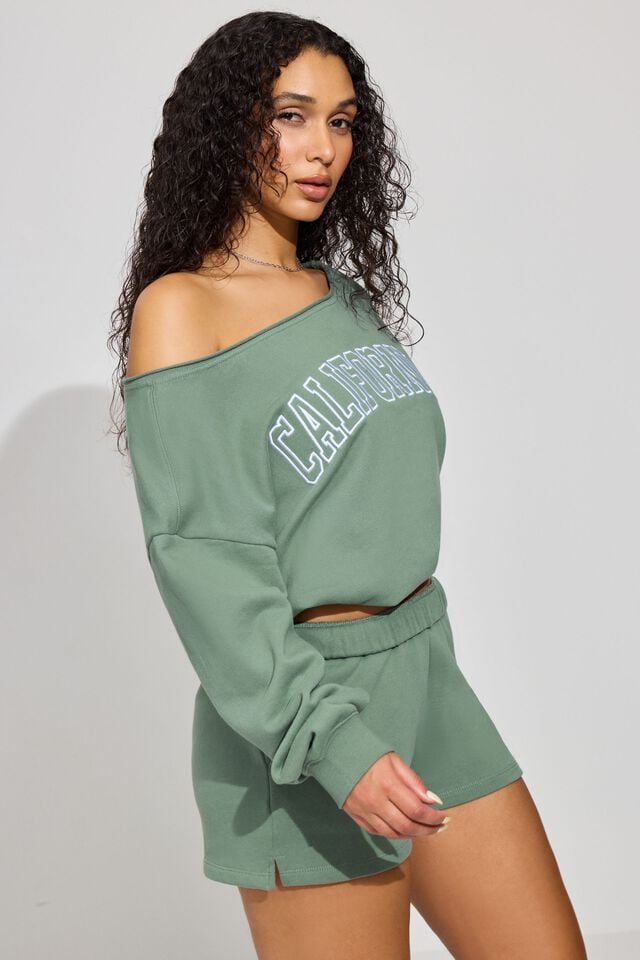 Green Garage Softterry High Rise Women Shorts | A-8561934
