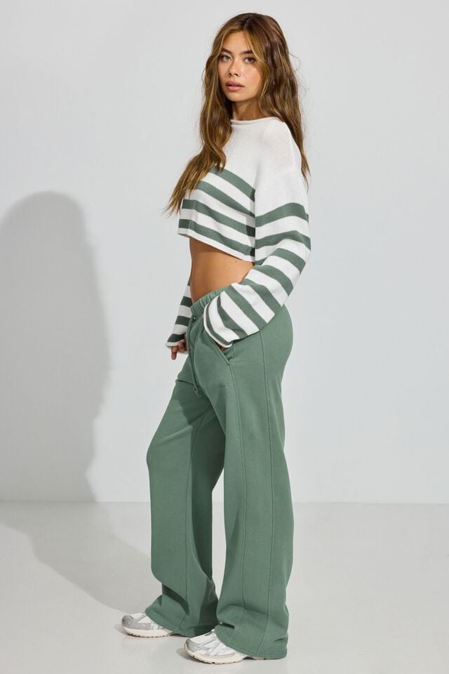 Green Garage Ultrafleece Straight Leg Women Sweatpants | A-6389547