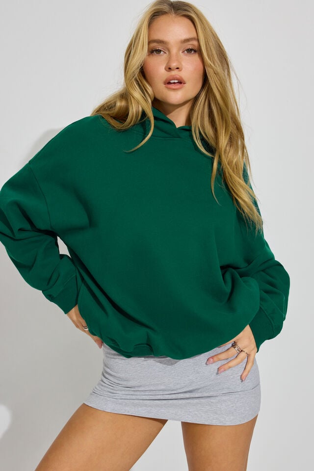 Green Garage Ultrafleece Women Hoodie | A-4105829
