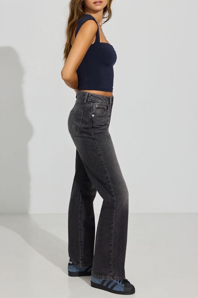 Grey Garage 90s Straight Women Jeans | A-4261803