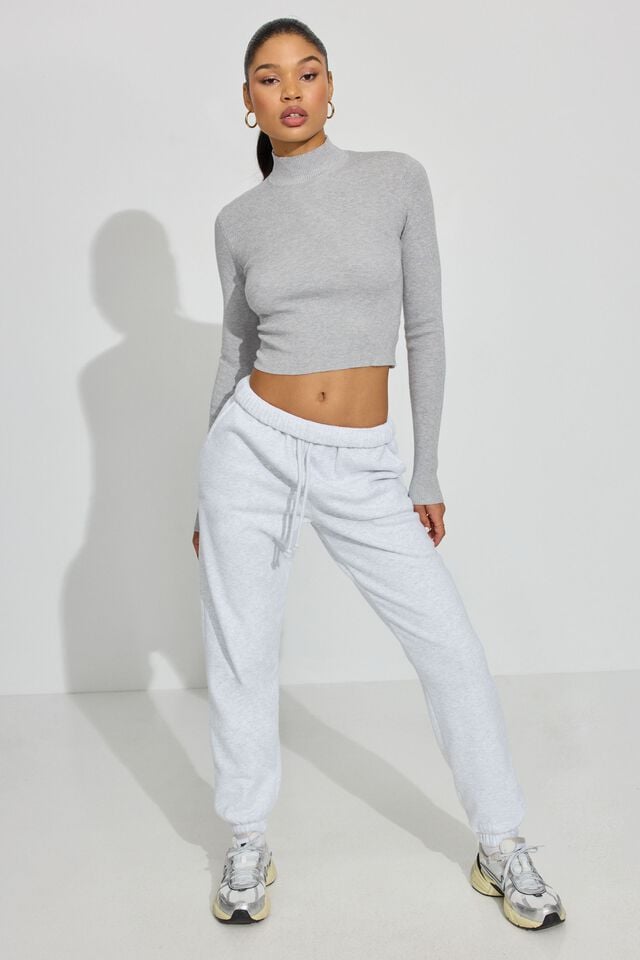 Grey Garage Apron Back Women Sweater | A-8573240