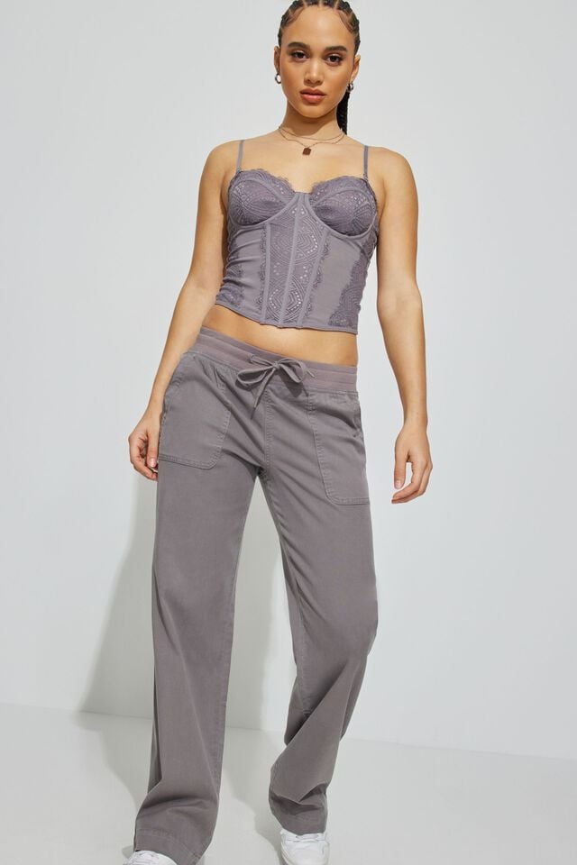 Grey Garage Callie Pull On Pant Women Pants | A-9367041