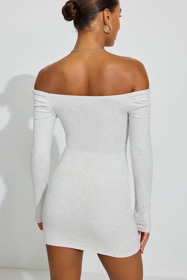 Grey Garage Carmen Off Shoulder Women Dress | A-6749235