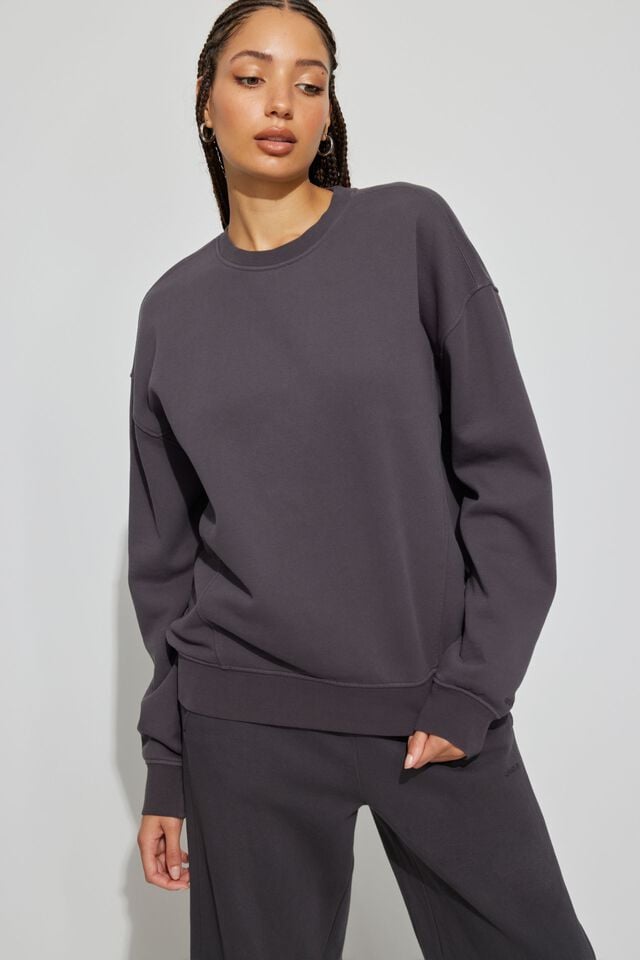 Grey Garage Elevated Women Sweatshirts | A-8145792