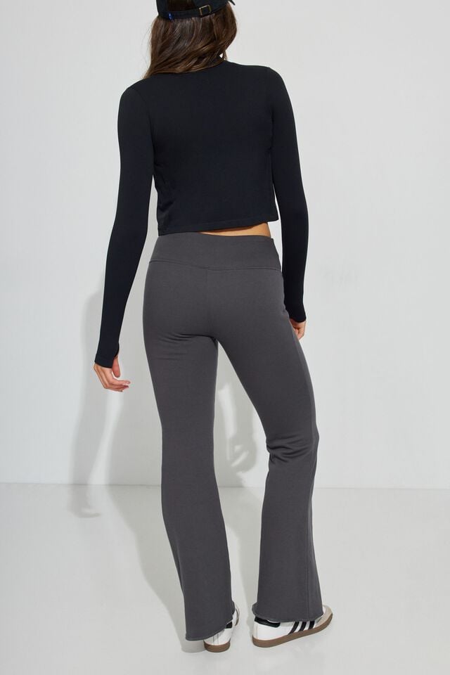Grey Garage Fit And Flared Women Sweatpants | A-1425370