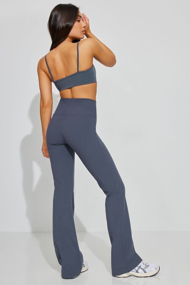 Grey Garage Flare Women Leggings | A-0843159