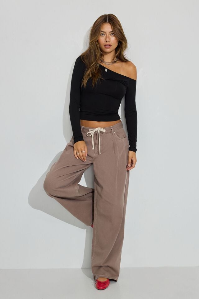 Grey Garage Kenzie Low Rise Women Pants | A-5386094