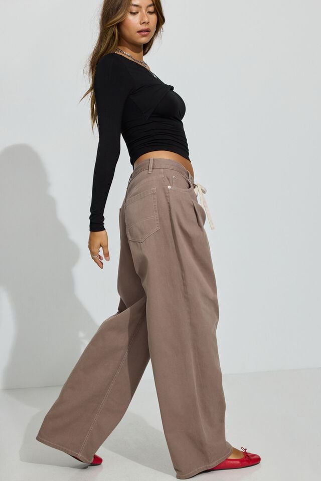 Grey Garage Kenzie Low Rise Women Pants | A-5386094