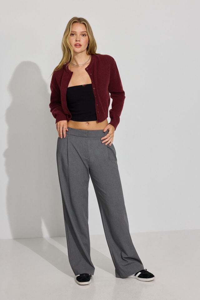 Grey Garage Low Rise Relaxed Women Pants | A-4975182