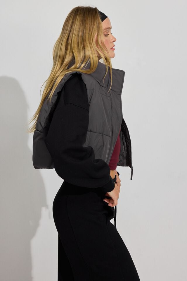 Grey Garage Mini 2.0 Women Puffer Vest | A-4309728