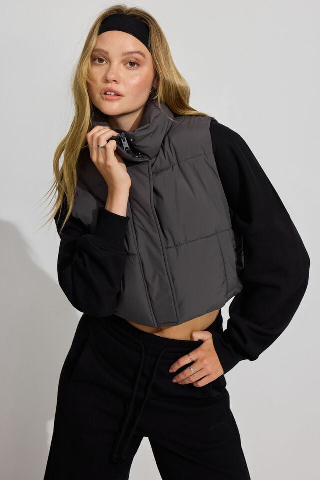 Grey Garage Mini 2.0 Women Puffer Vest | A-4309728