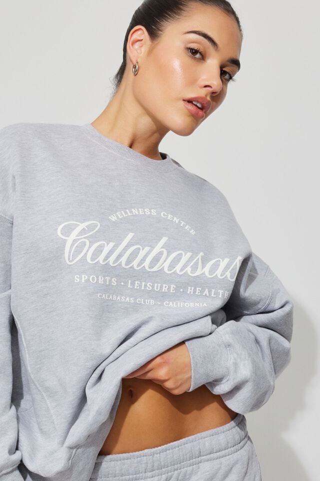 Grey Garage Oversized Women Sweatshirts | A-2580639