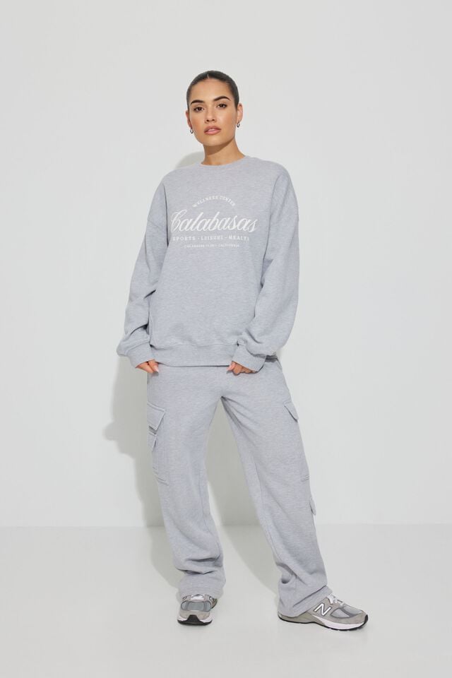 Grey Garage Oversized Women Sweatshirts | A-2580639