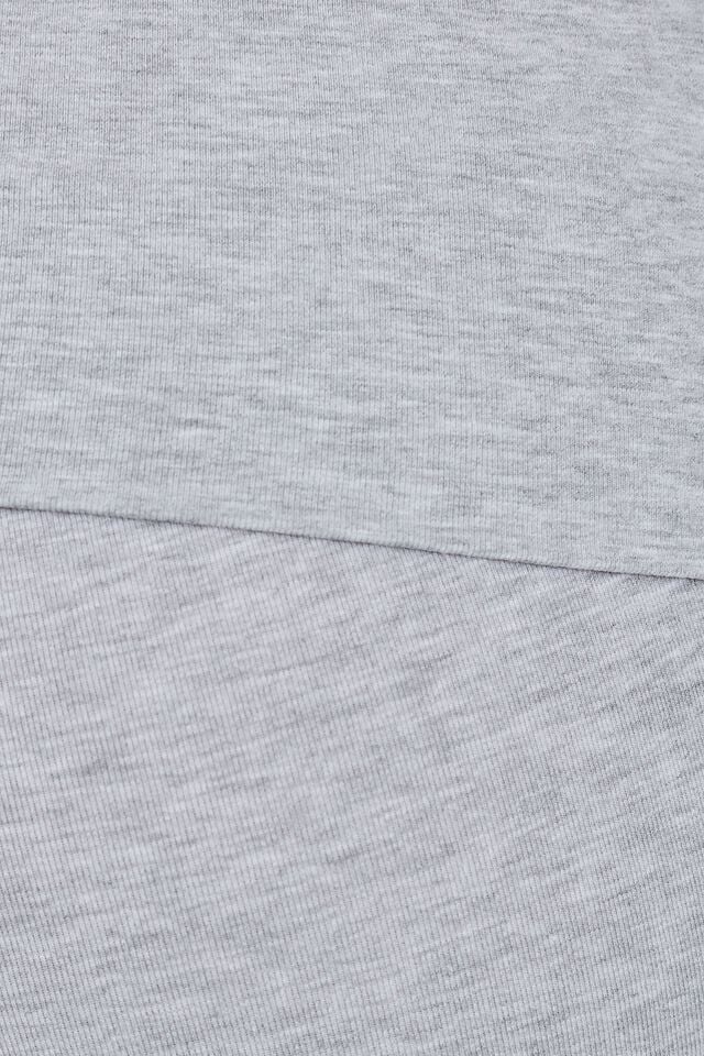Grey Garage Soft Cotton Flare Knit Women Leggings | A-3716945