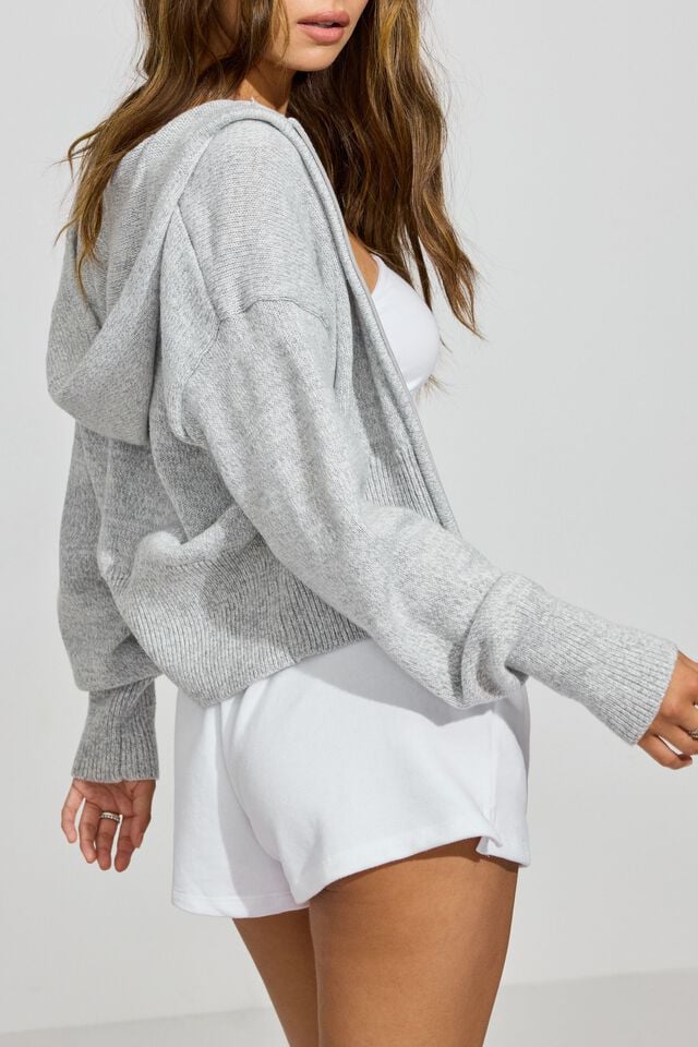 Grey Garage Super Soft Boxy Women Hoodie | A-4092175