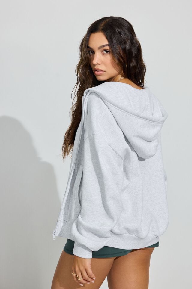 Grey Garage Ultrafleece Full Zip Women Hoodie | A-1789563