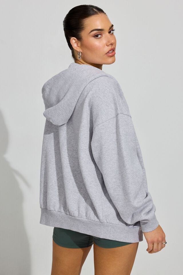Grey Garage Ultrafleece Full Zip Women Hoodie | A-3145760