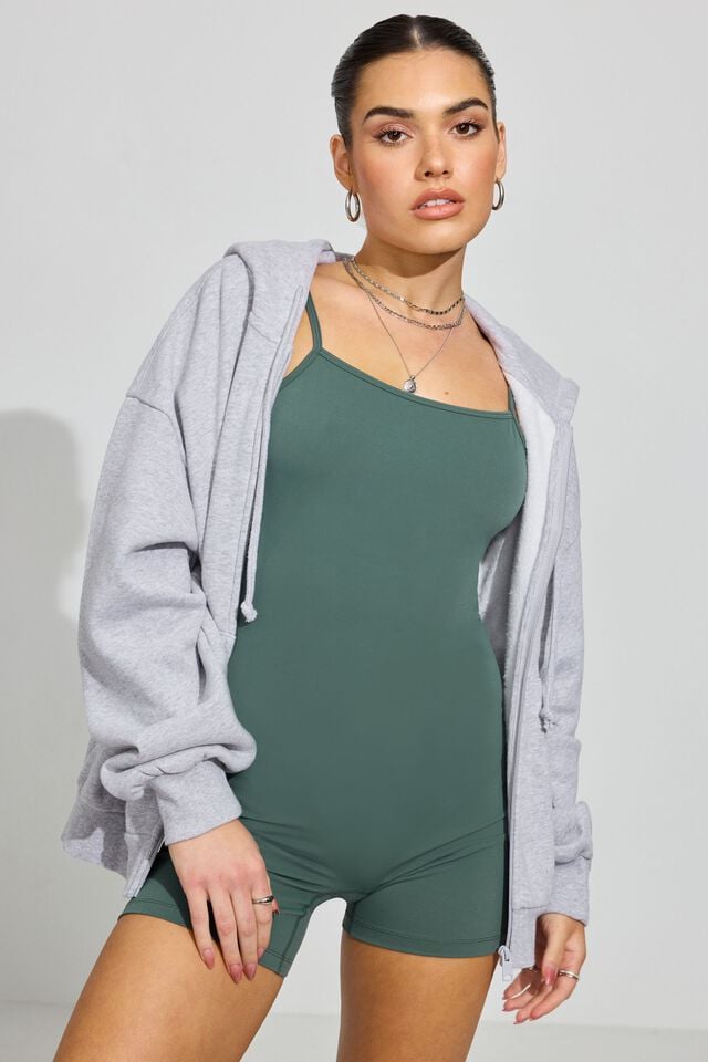 Grey Garage Ultrafleece Full Zip Women Hoodie | A-3145760