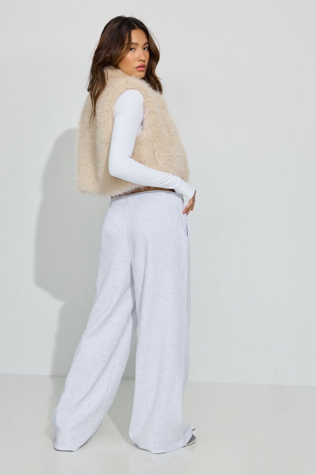 Grey Garage Ultrafleece Mega Wide Leg Women Sweatpants | A-1846790