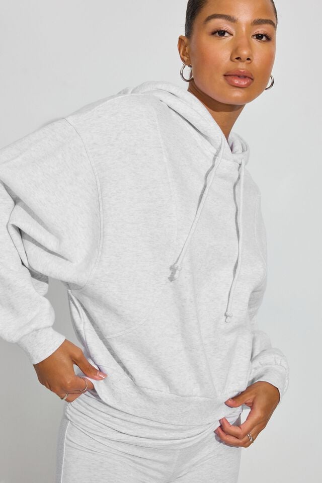 Grey Garage Ultrafleece Seamed Women Hoodie | A-2936854