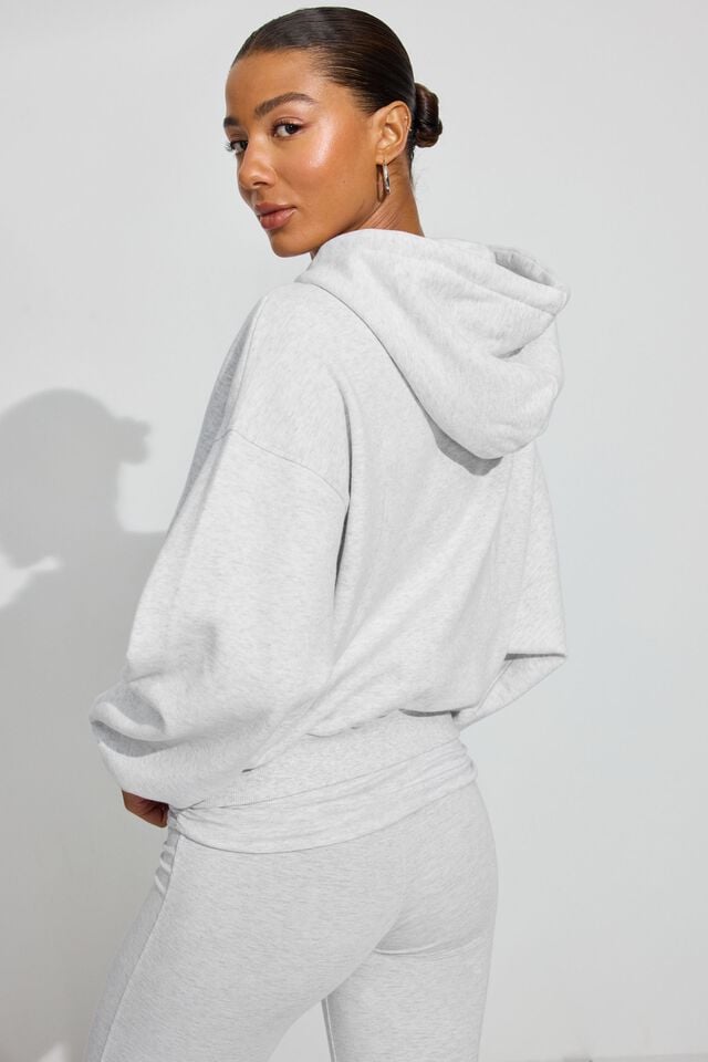 Grey Garage Ultrafleece Seamed Women Hoodie | A-2936854