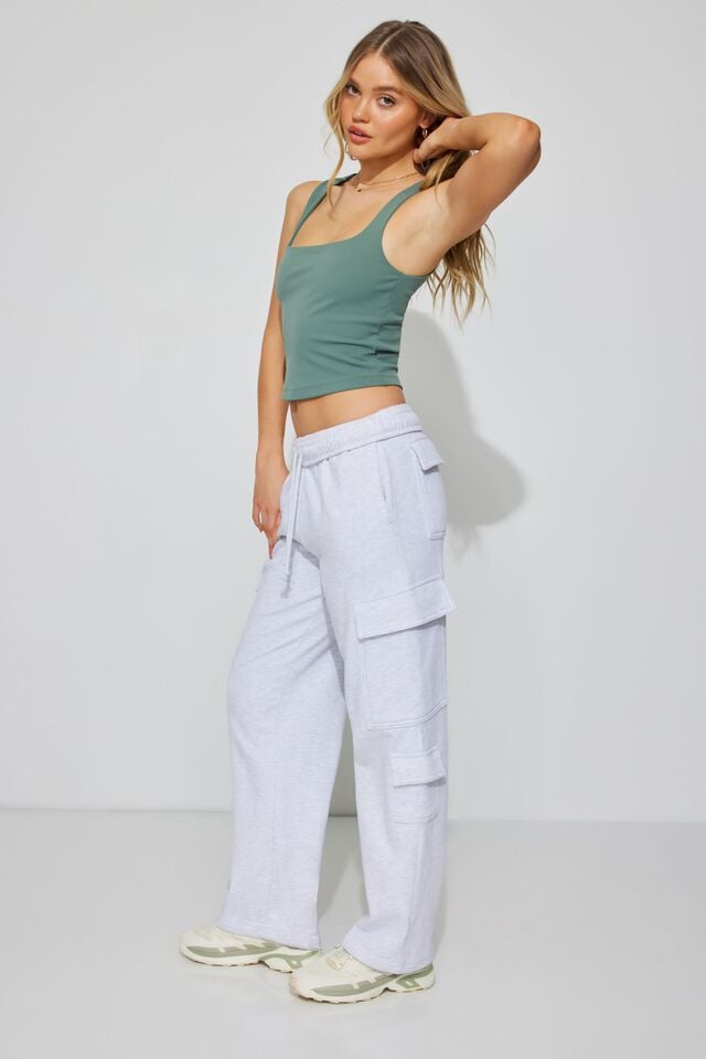 Grey Garage Ultrafleece Women Cargo Pants | A-1698247